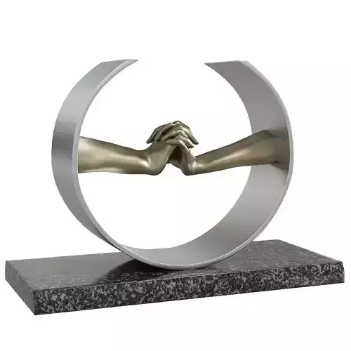 Lorenzo Quinn Sculpture During Love 3D model