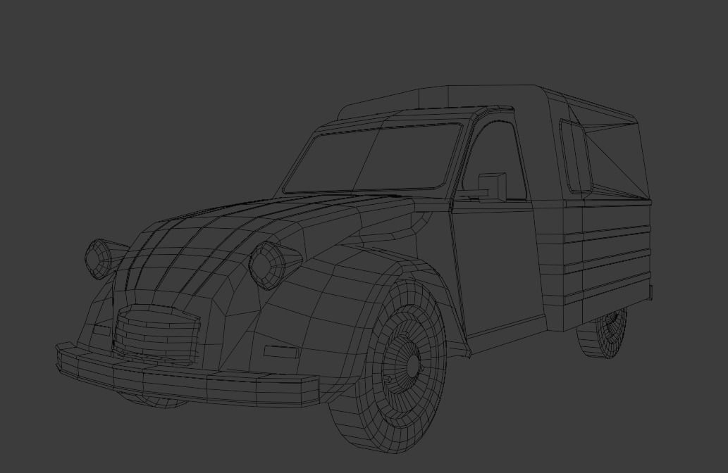 Citroen AK6 Low-poly 3D model_4