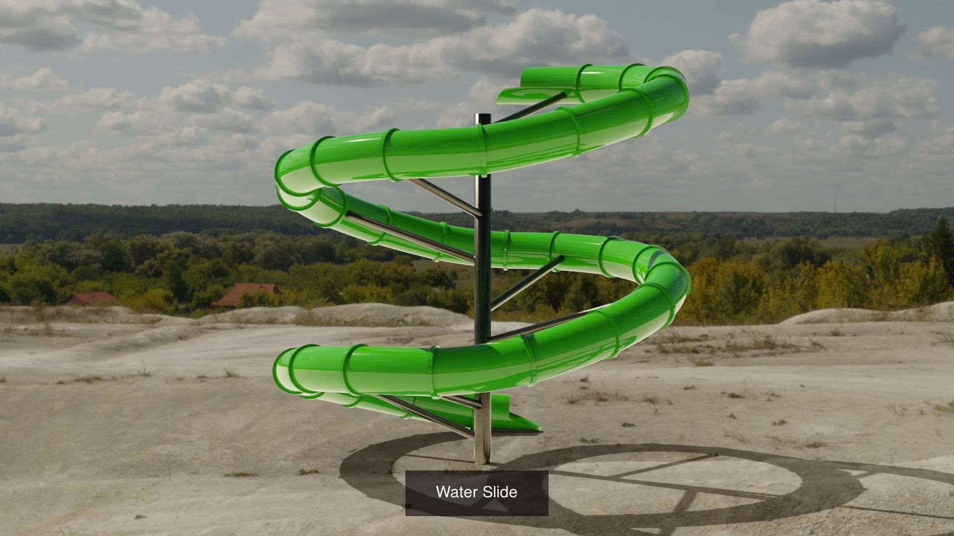 Water Slide 3D models 3D Model Collection_1