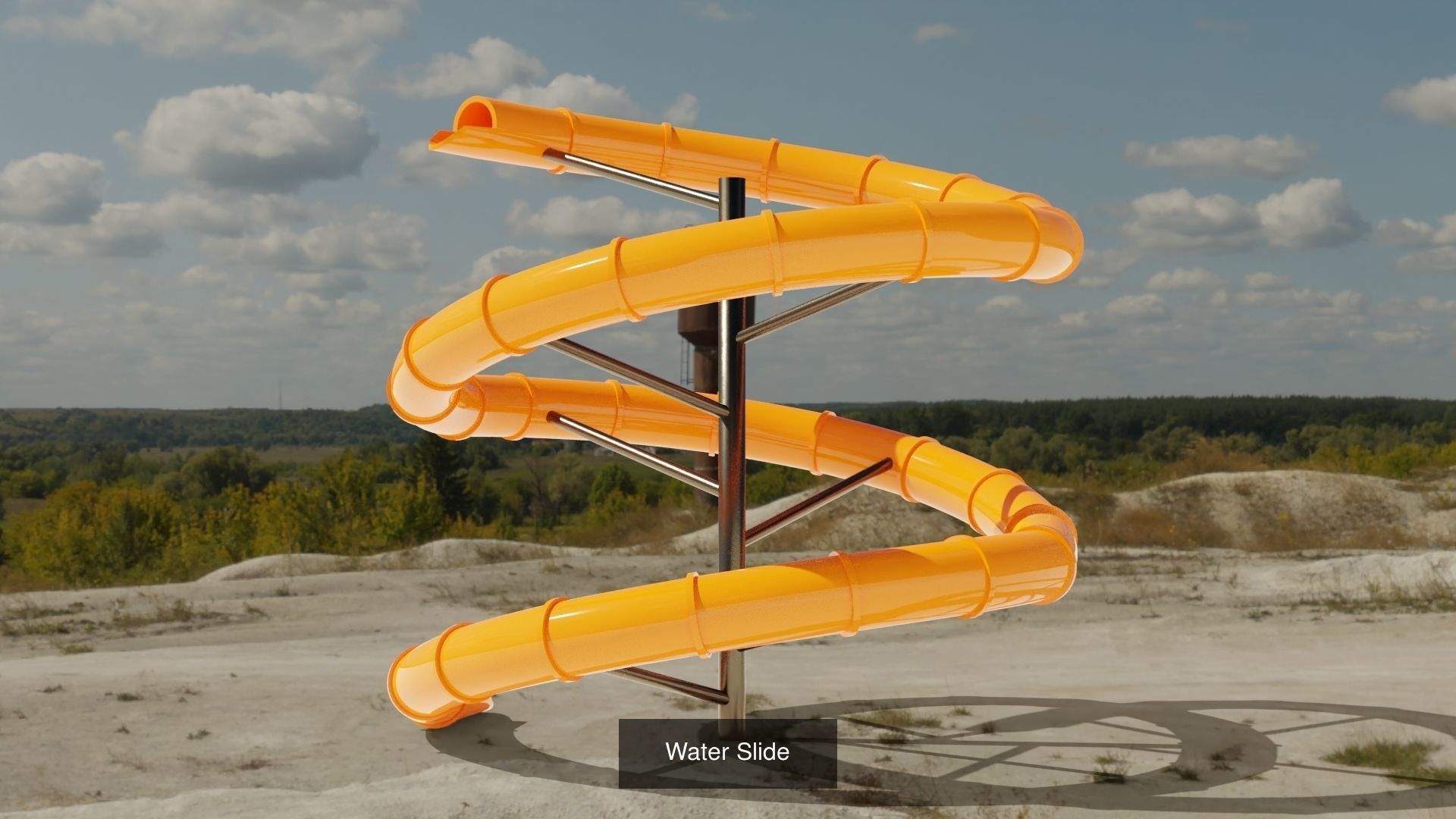 Water Slide 3D models 3D Model Collection_2