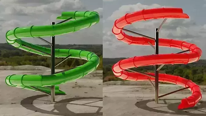 Water Slide 3D models 3D Model Collection