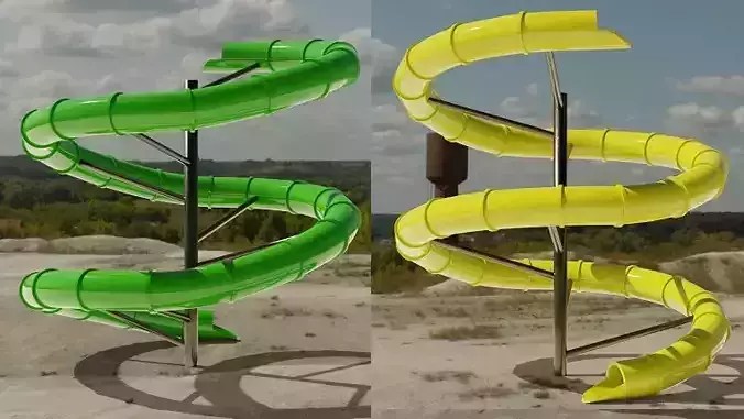Water Slide 3D models 3D Model Collection
