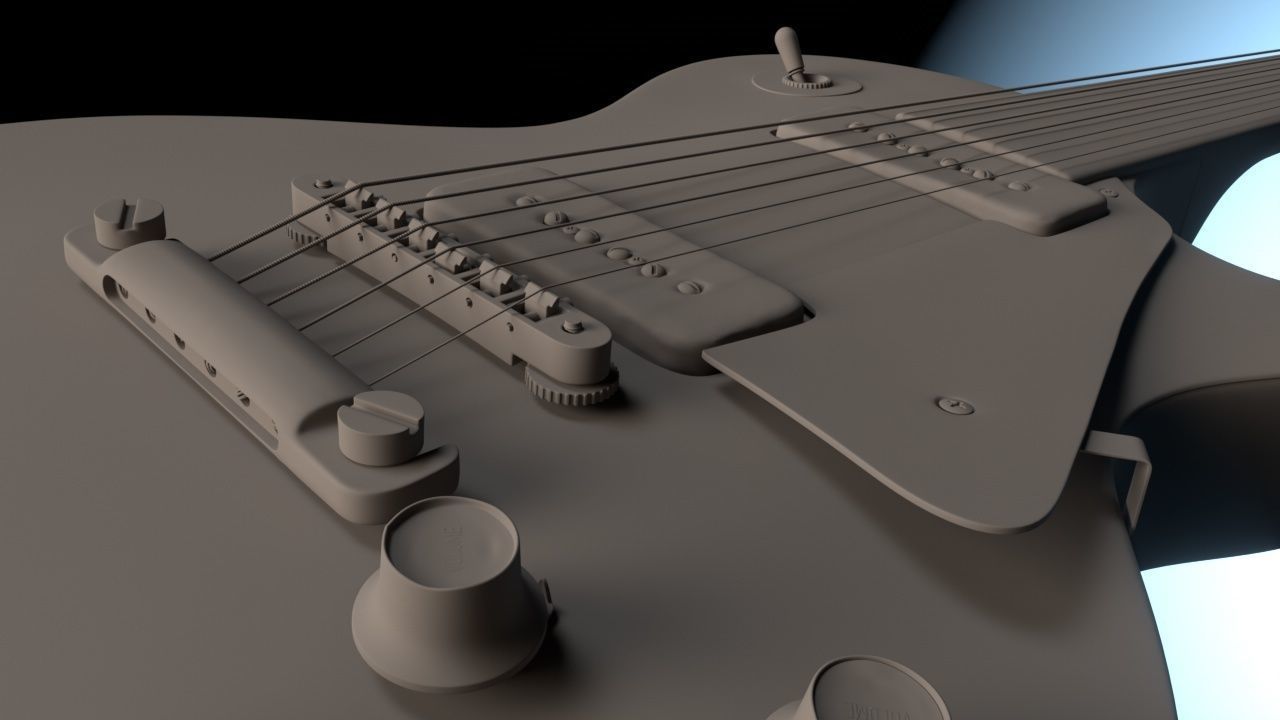 Gibson Les Paul - 1968 3D model_21