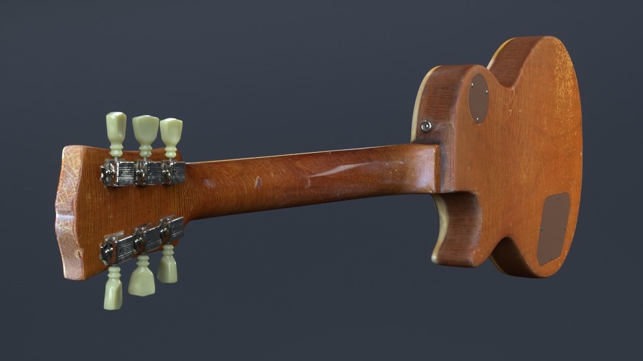 Gibson Les Paul - 1968 3D model_7