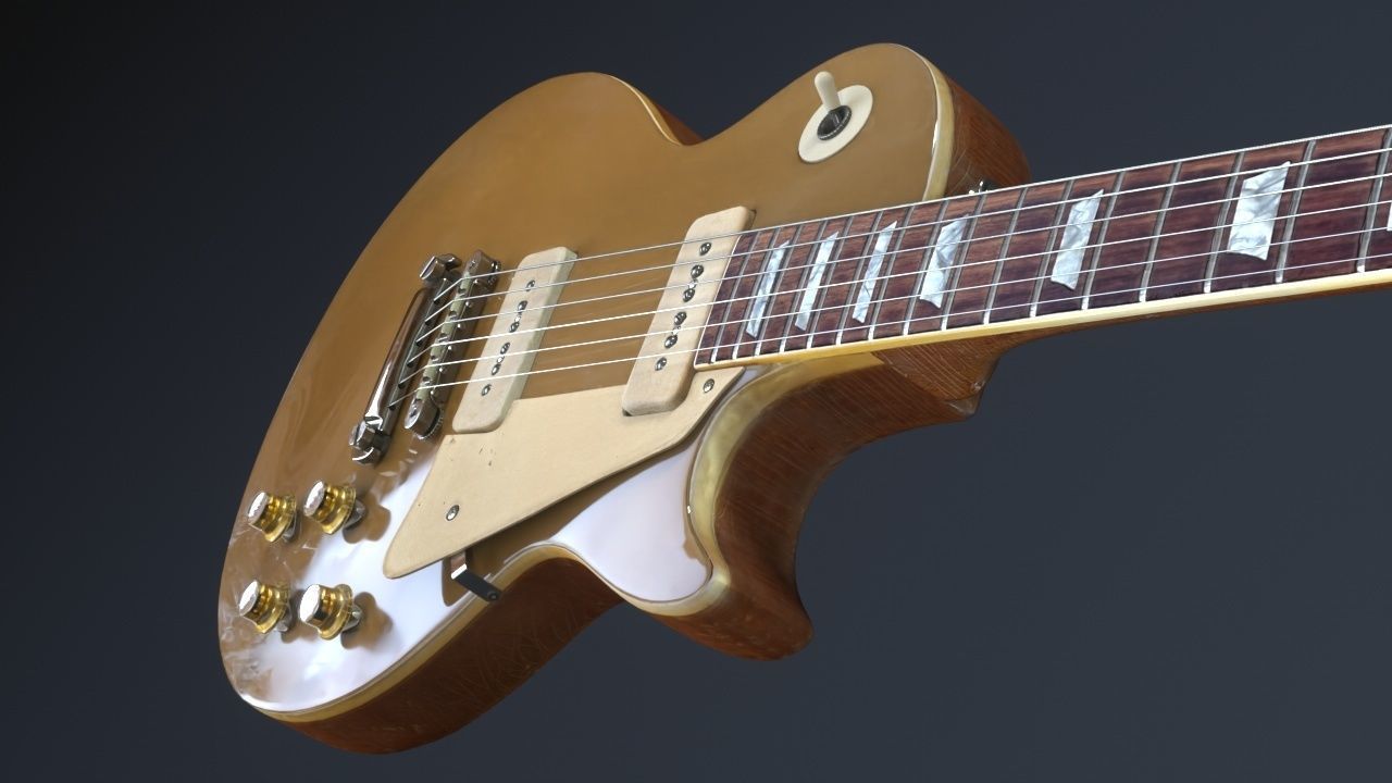 Gibson Les Paul - 1968 3D model_2