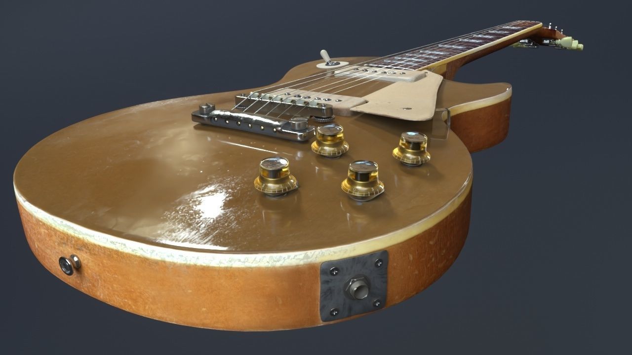 Gibson Les Paul - 1968 3D model_5