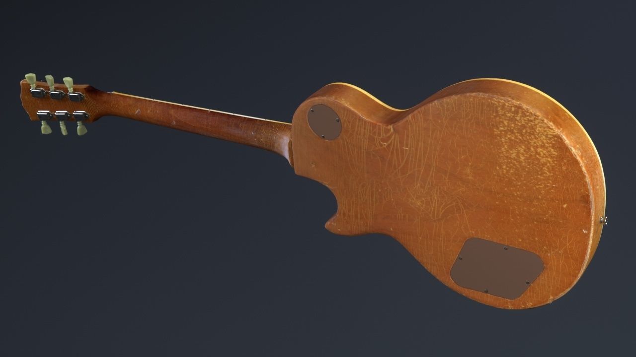 Gibson Les Paul - 1968 3D model_6