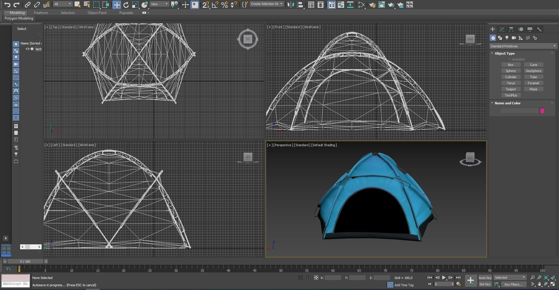 Camping Tent 3D model_7