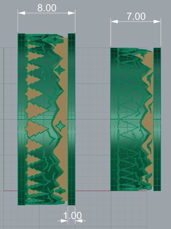 rings nature 3D print model_3