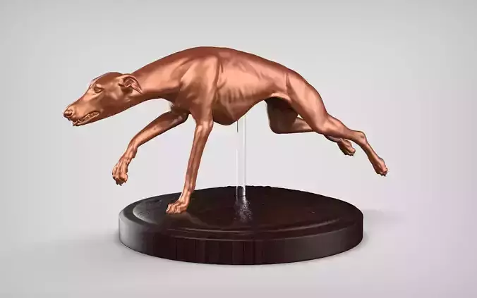Greyhound Pose 05 3D print model