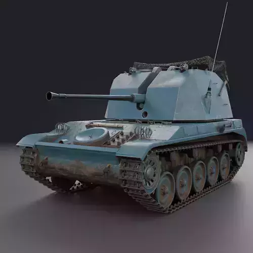 AMX-13 DCA 40 PBR Model 3D model
