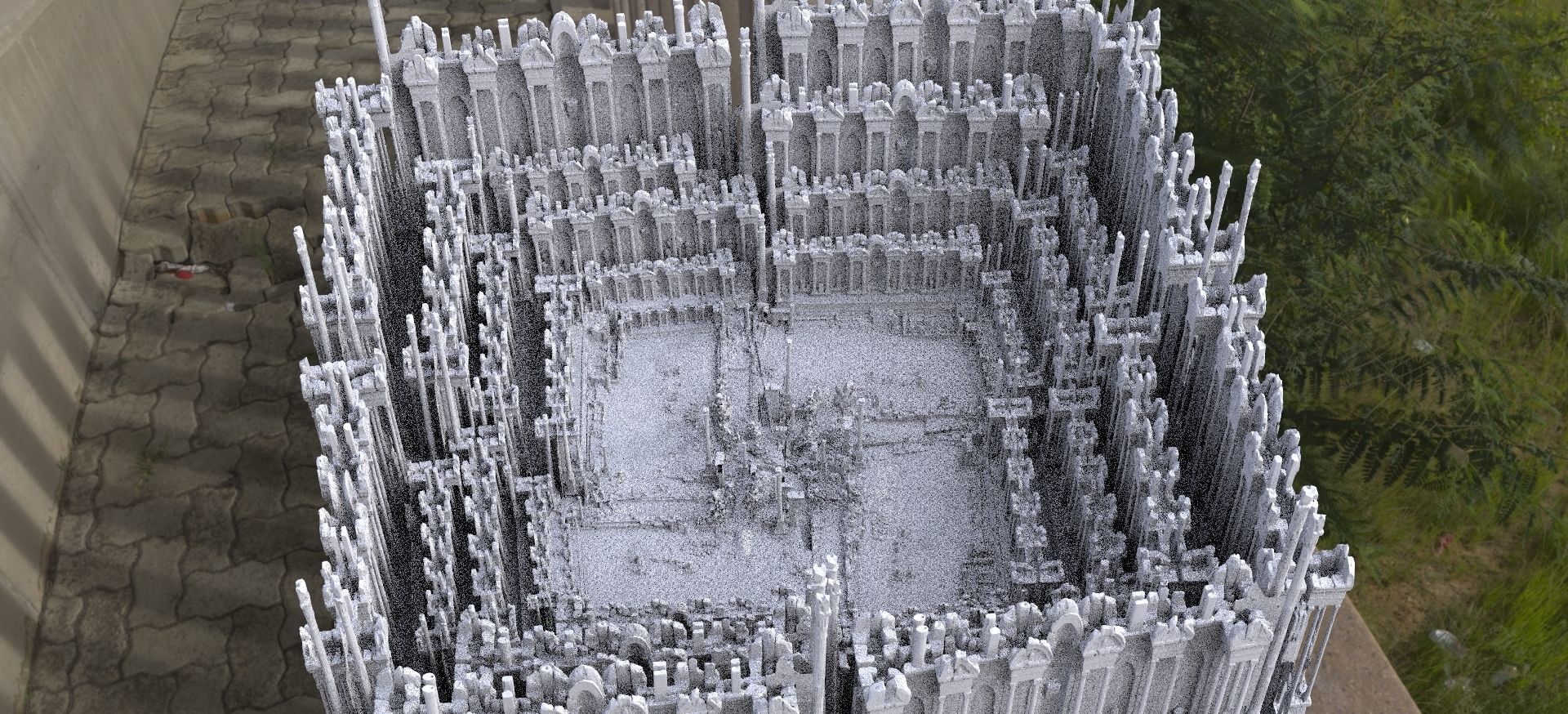 Athens Greek Arena large fantasy version  3D model_1