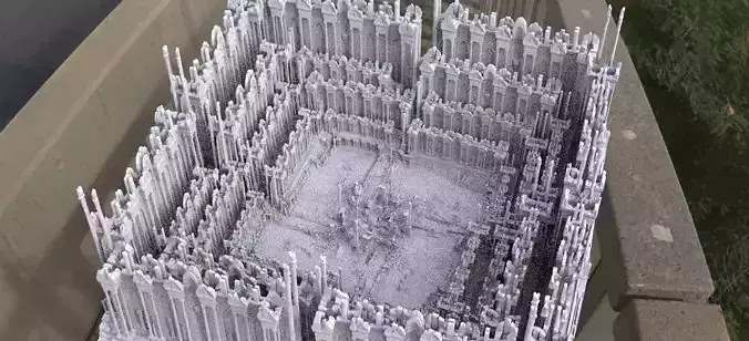 Athens Greek Arena large fantasy version  3D model