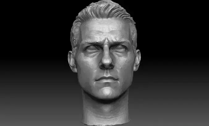 Tom Cruise Head Sculpt 3D model