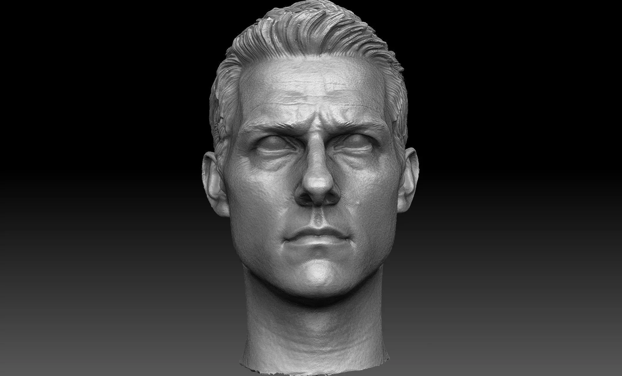 Tom Cruise Head Sculpt 3D model_0