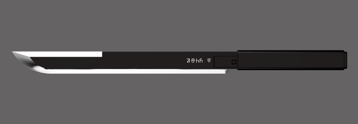 Dune 2021 - Atreides short sword 3D print model_3