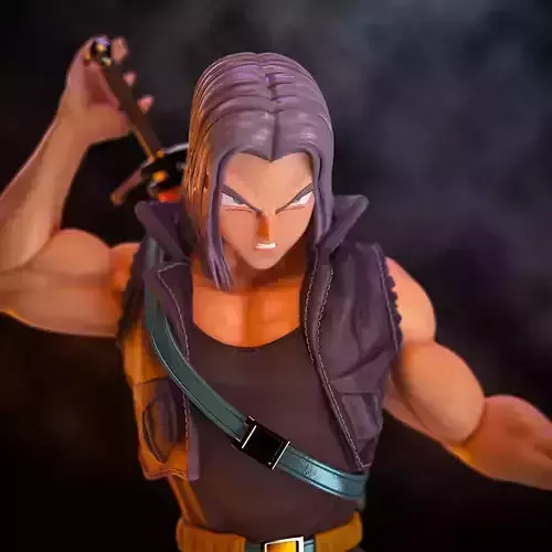 Fanart Future TRUNKS Statue - original and SSJ version -  3D print model