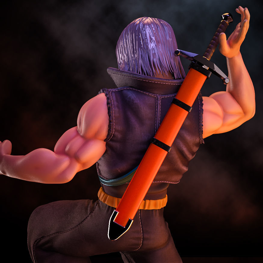 Fanart Future TRUNKS Statue - original and SSJ version -  3D print model_12