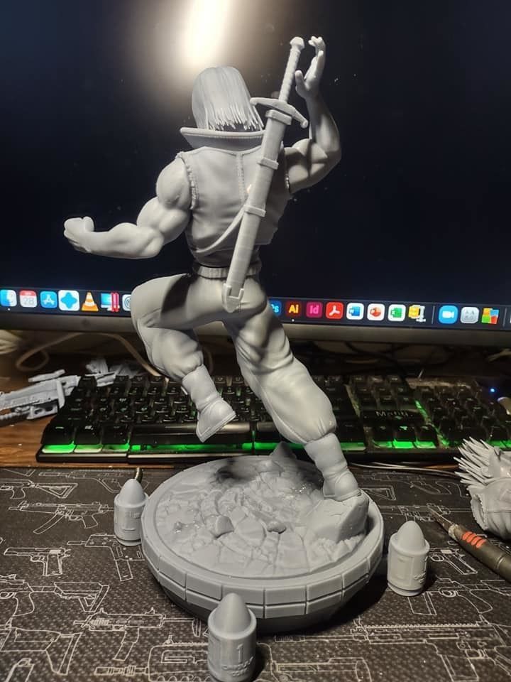 Fanart Future TRUNKS Statue - original and SSJ version -  3D print model_18