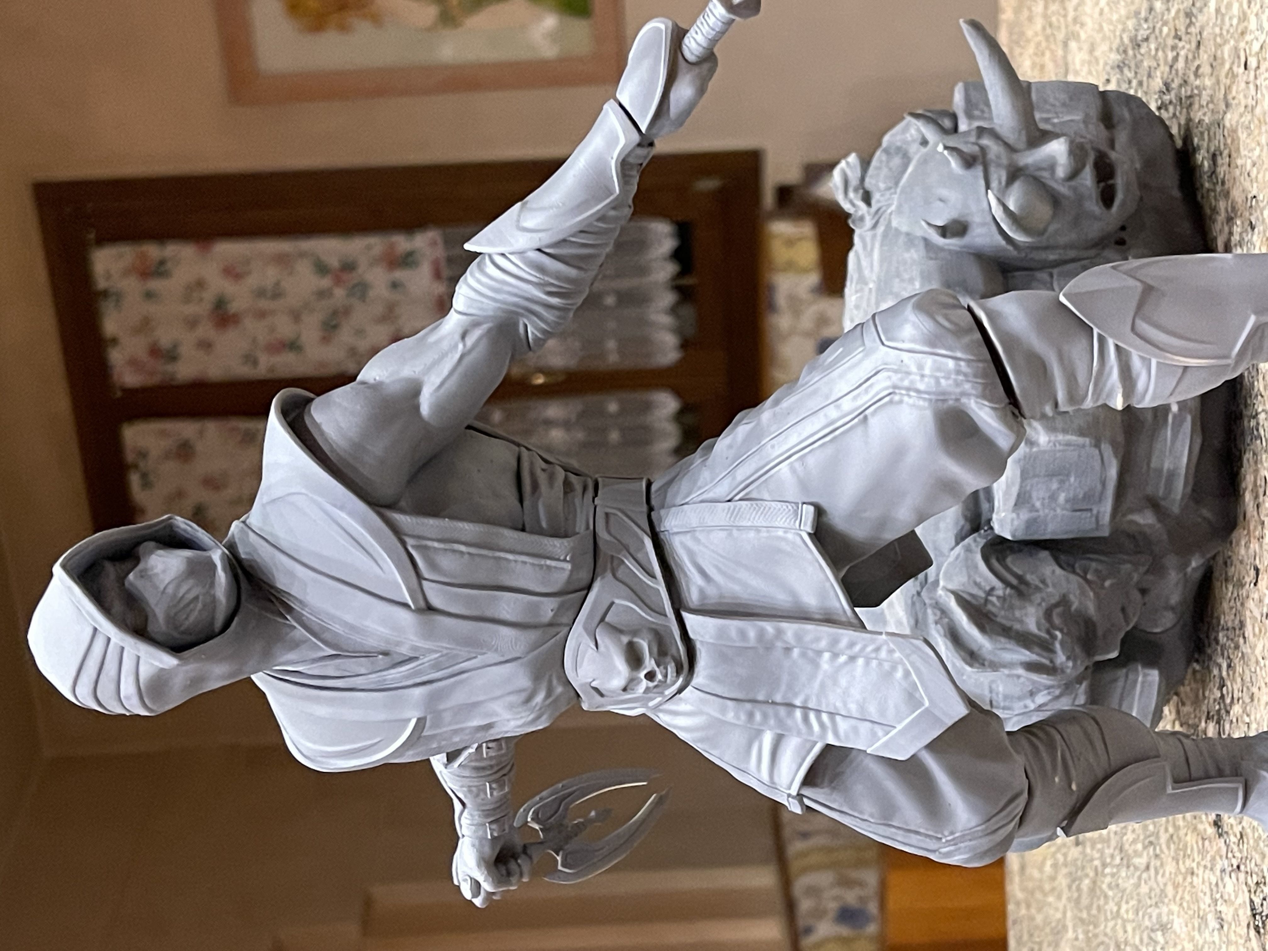 Scorpion Mortal Kombat Golden Demon fan art 3D print model 3D print model_2