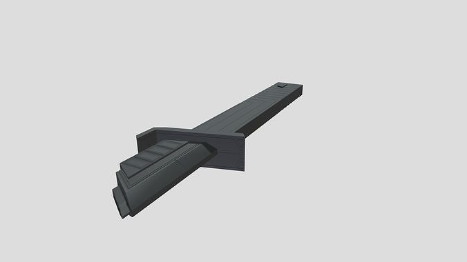 3D Printable Animated Hilt Inspired by Rebels Darksaber 3D print model