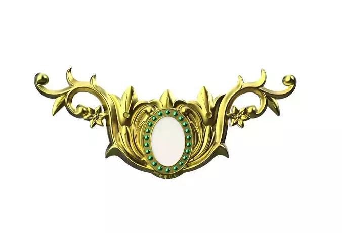 Carved Decor 3D model