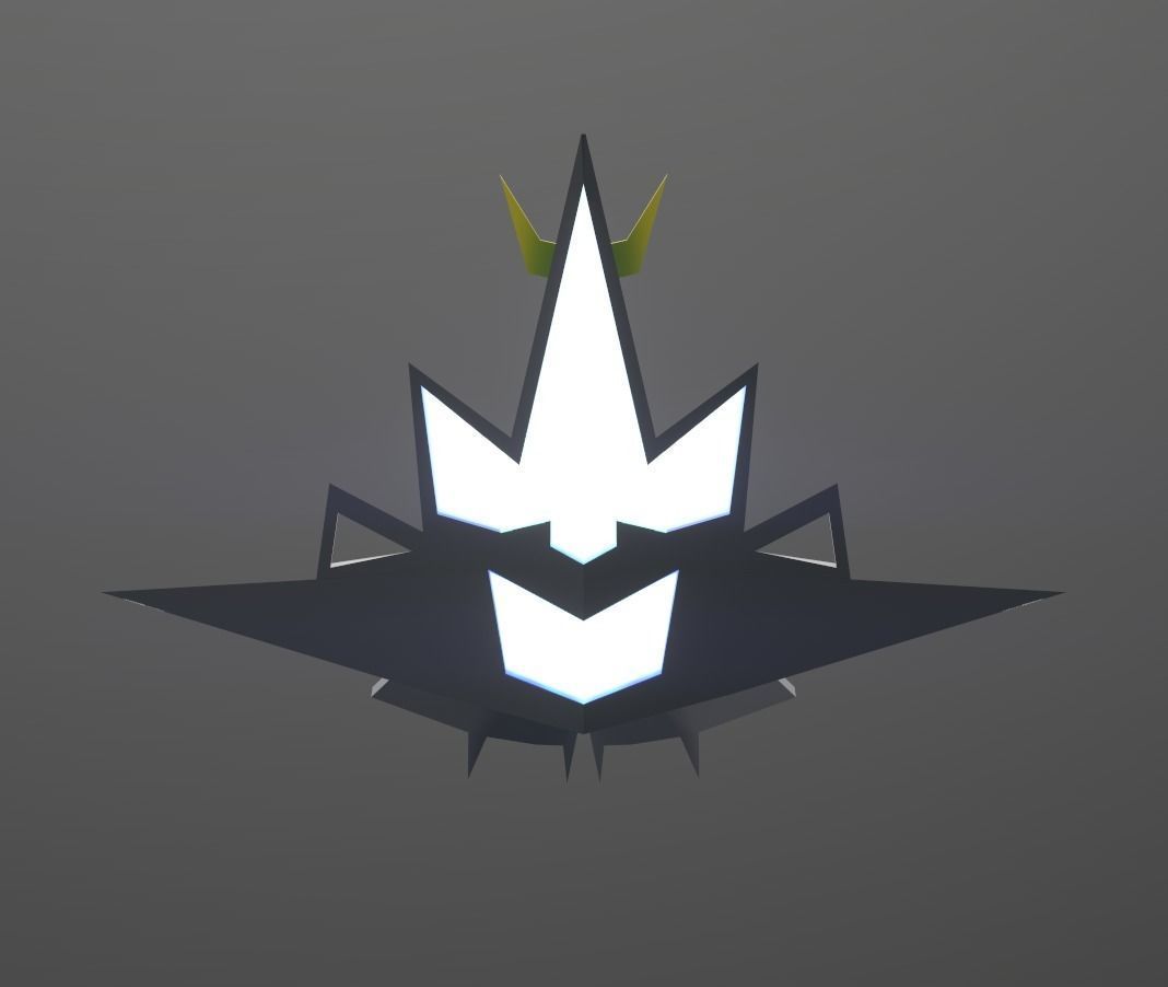 3DP Lowpoly Spaceships Collection Low-poly 3D model_33