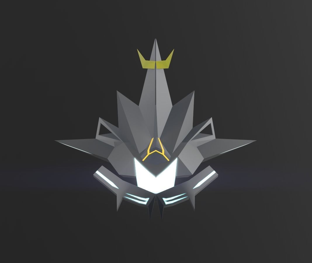 3DP Lowpoly Spaceships Collection Low-poly 3D model_31