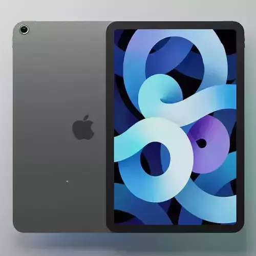 apple ipad air 4 low poly