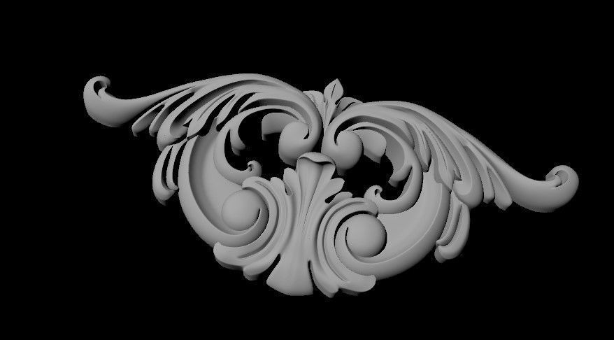 dekor ornament 3D model_1