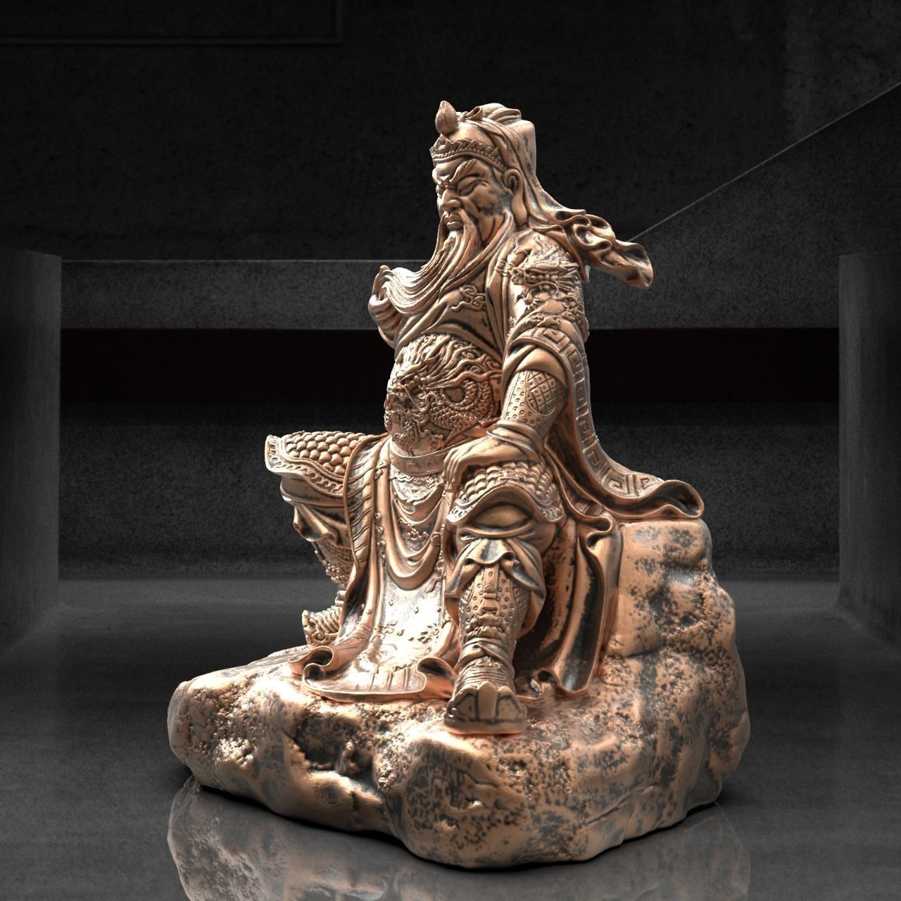 guanyu  guanyunchang  Guan Yu  Guan Yunchang  three countries 3D print model_5