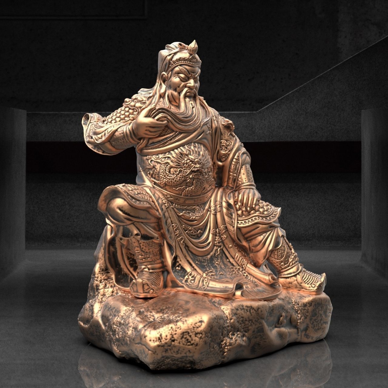guanyu  guanyunchang  Guan Yu  Guan Yunchang  three countries 3D print model_1