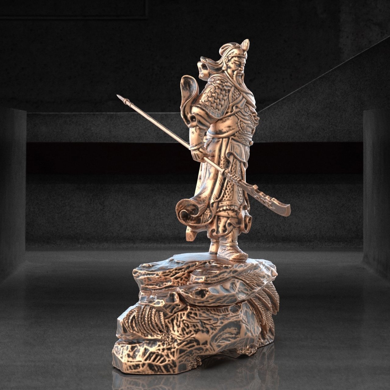 guangong  guanyu guanyunchang  3D print model_3