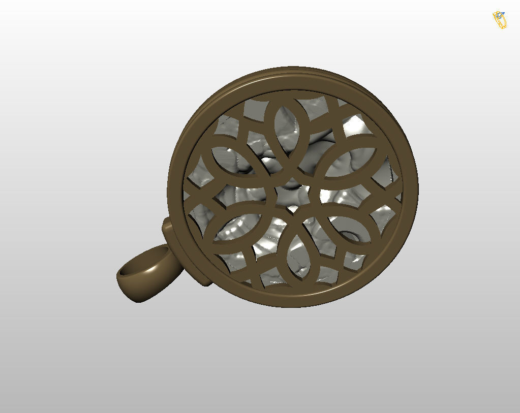 Horoscope Zodiac sign Libra pendant 3D print model_64