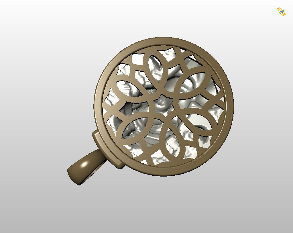 Horoscope Zodiac sign Libra pendant 3D print model_63