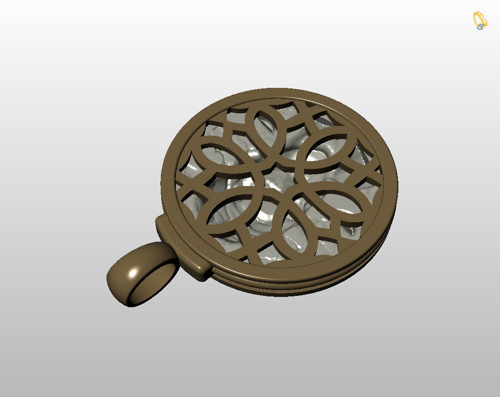 Horoscope Zodiac sign Libra pendant 3D print model_61
