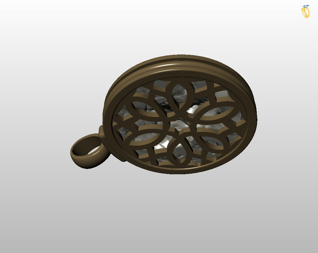 Horoscope Zodiac sign Libra pendant 3D print model_60