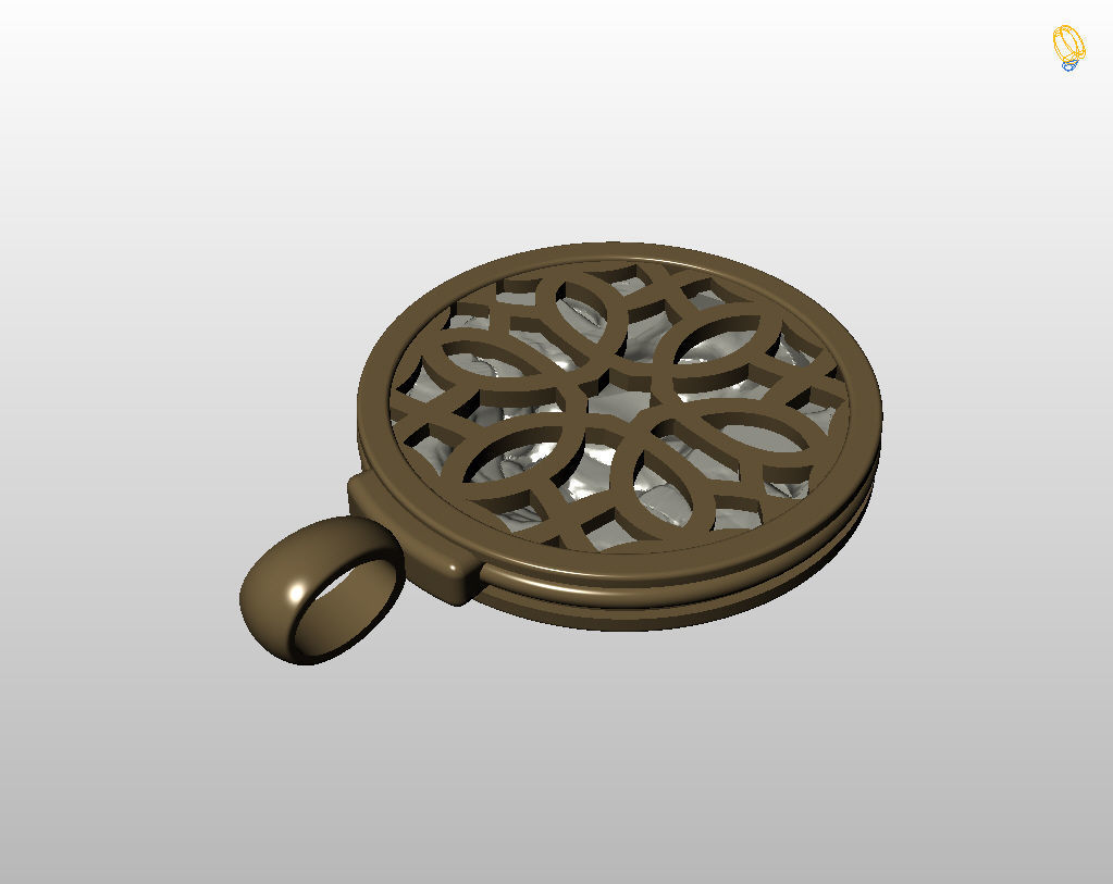 Horoscope Zodiac sign Libra pendant 3D print model_62