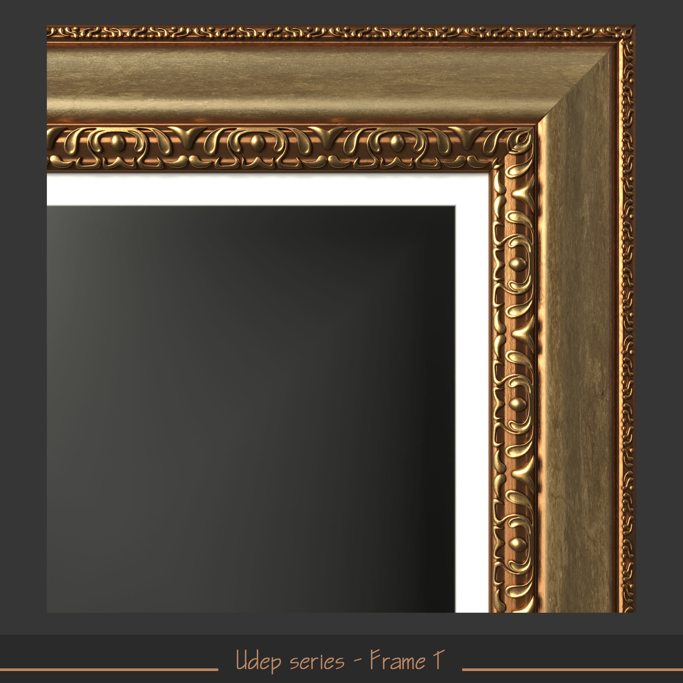 Udep series - Frame T 3D model_1