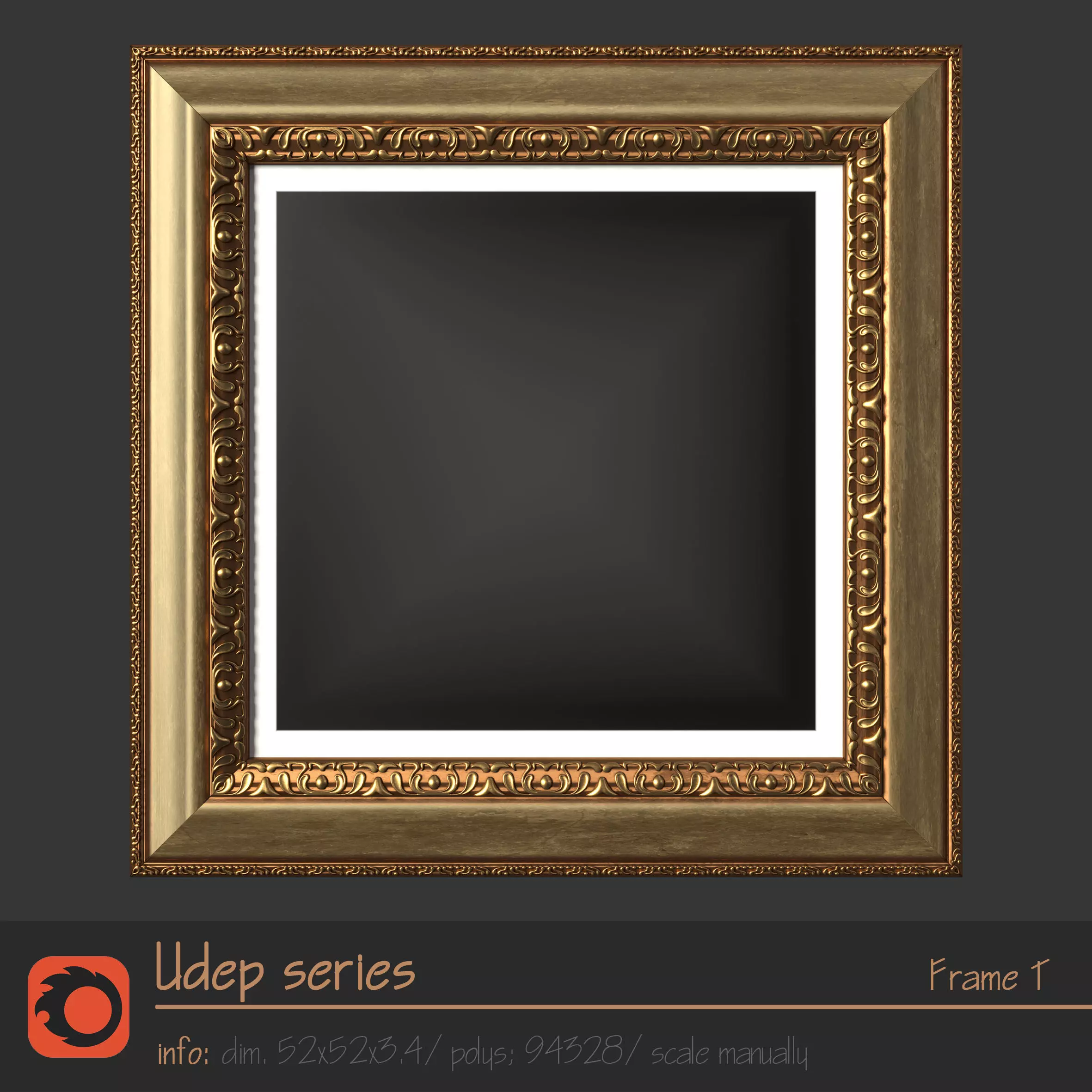 Udep series - Frame T 3D model_0