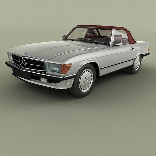 Mercedes-Benz R107 500SL 3D model