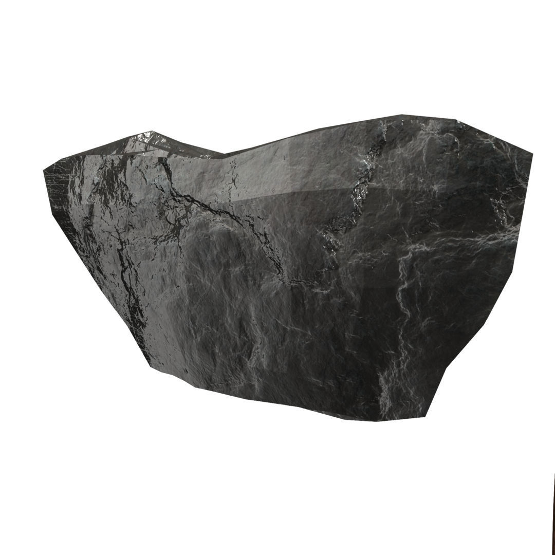 Low Poly Primal Prehistoric Old Stone Axe for Survival Games Low-poly 3D model_28