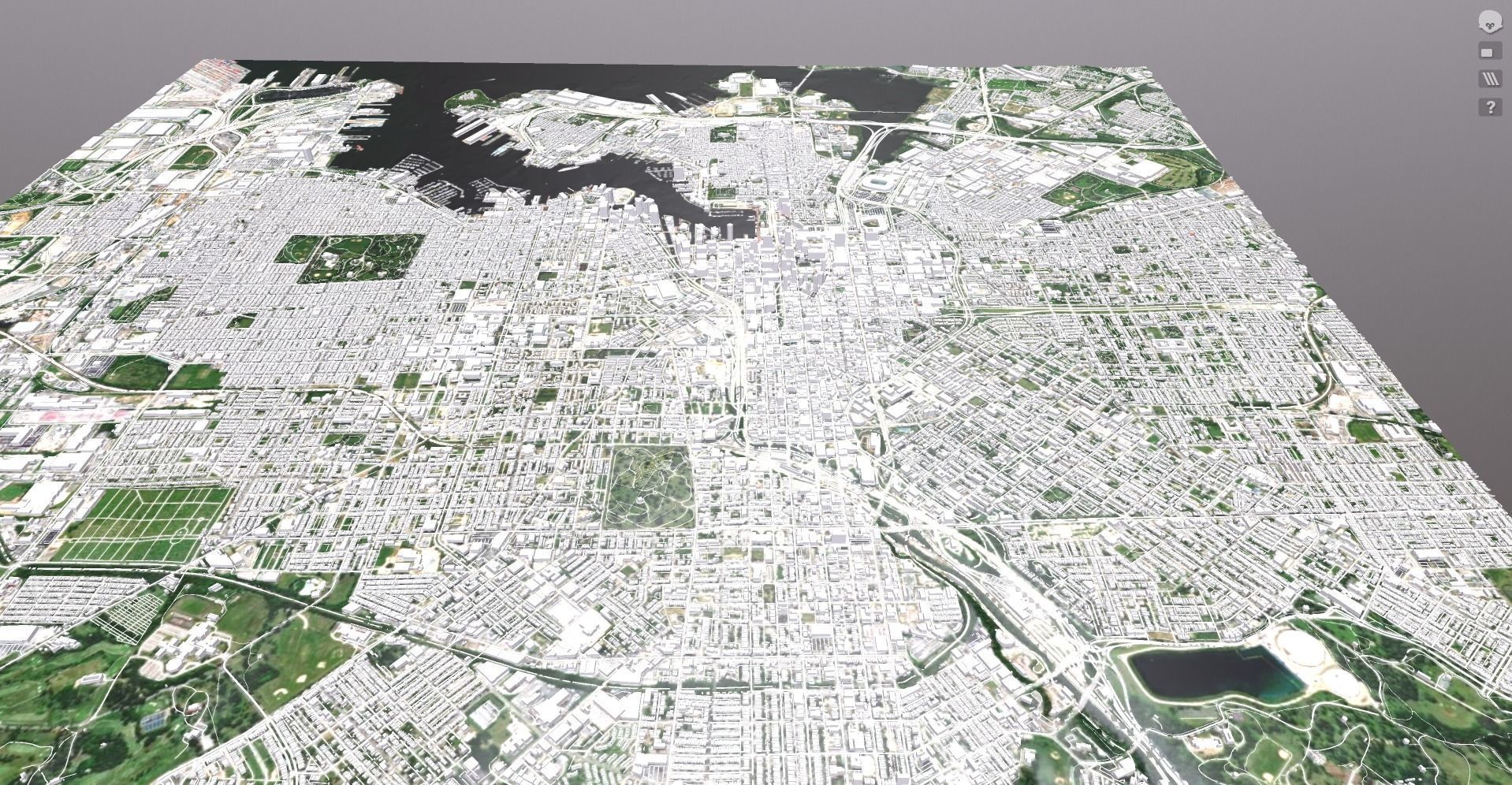 Cityscape  Baltimore  Maryland  USA 3D model_7