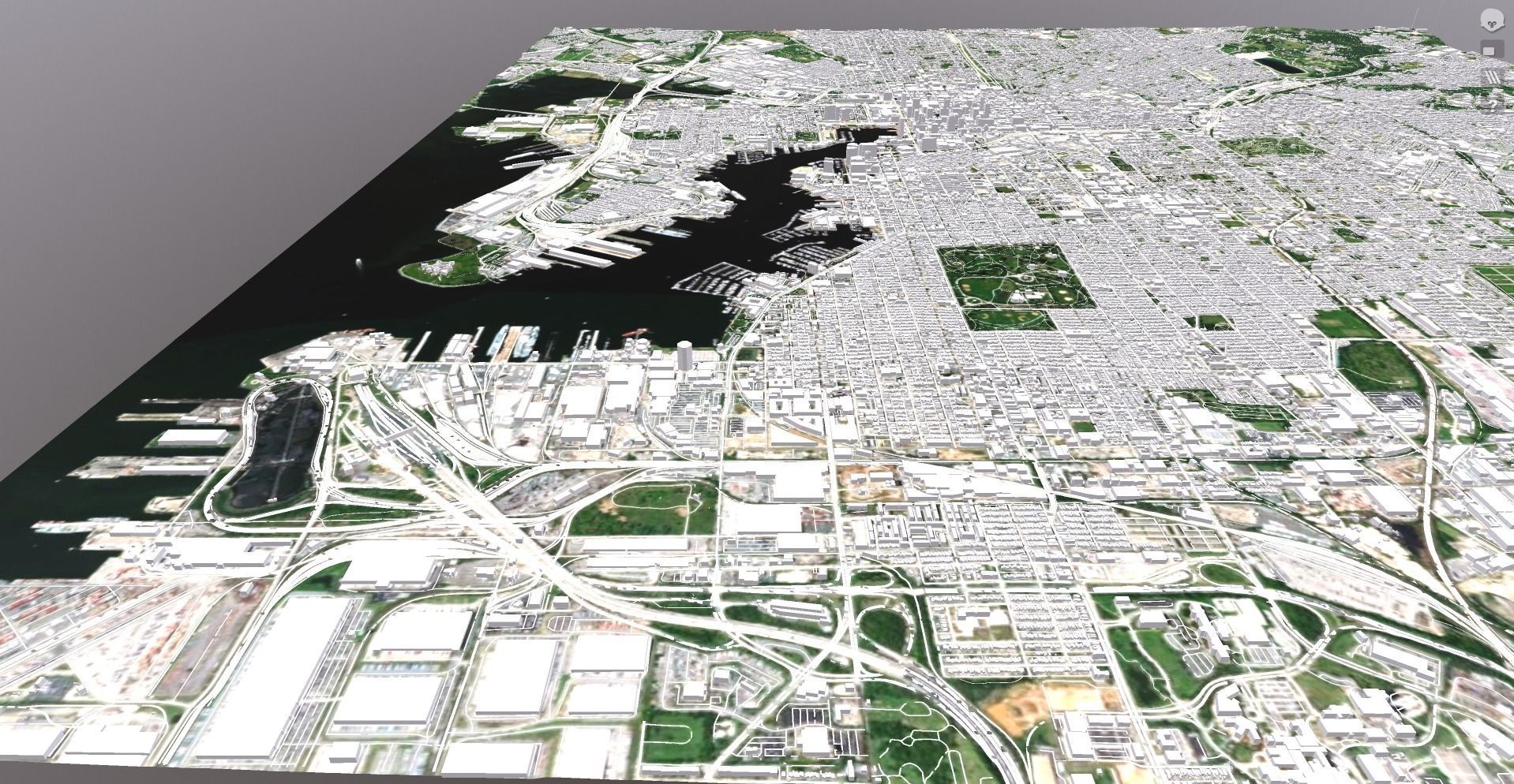 Cityscape  Baltimore  Maryland  USA 3D model_10
