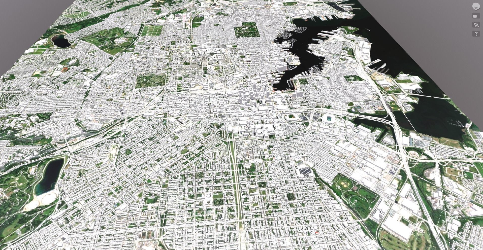 Cityscape  Baltimore  Maryland  USA 3D model_11