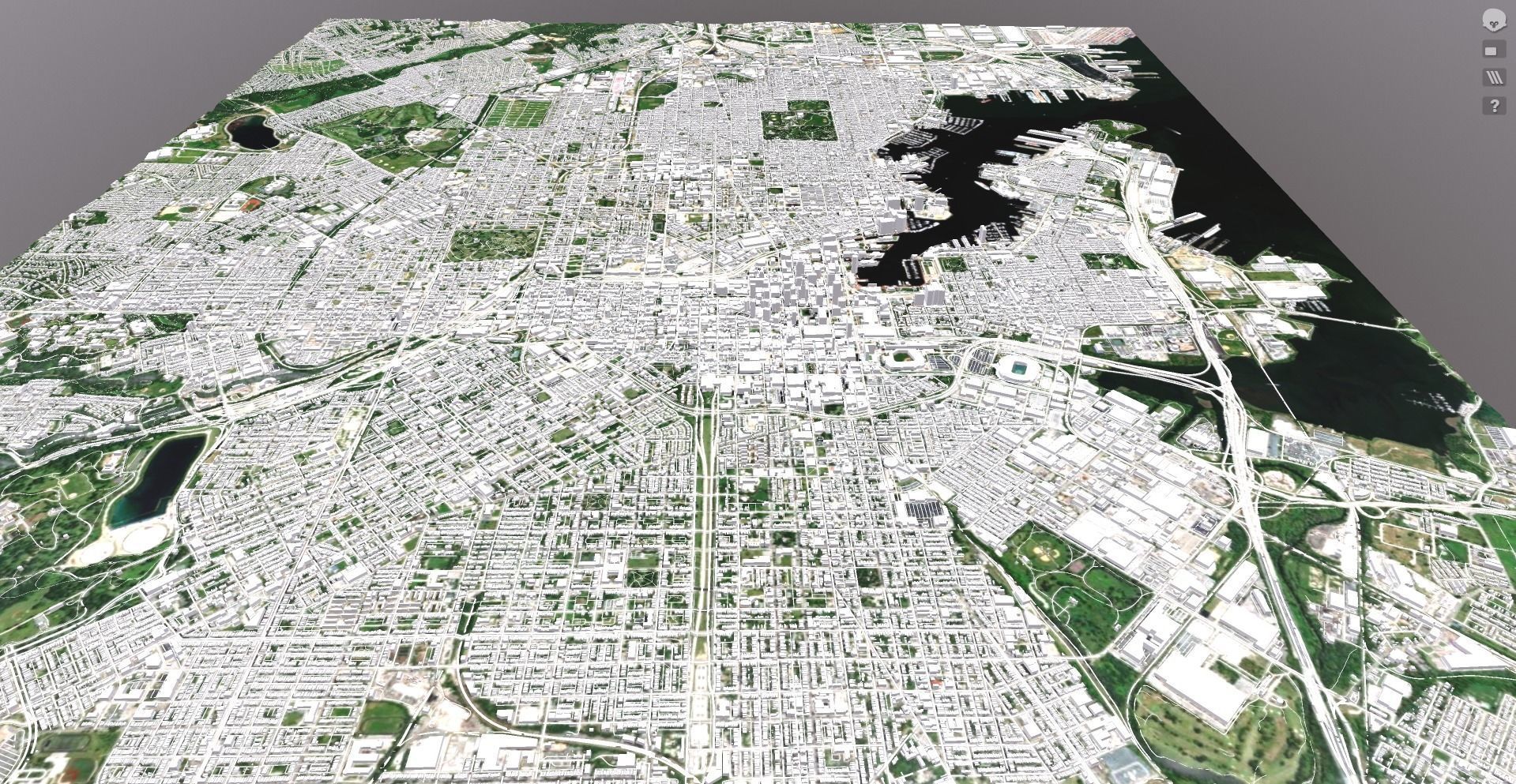 Cityscape  Baltimore  Maryland  USA 3D model_6