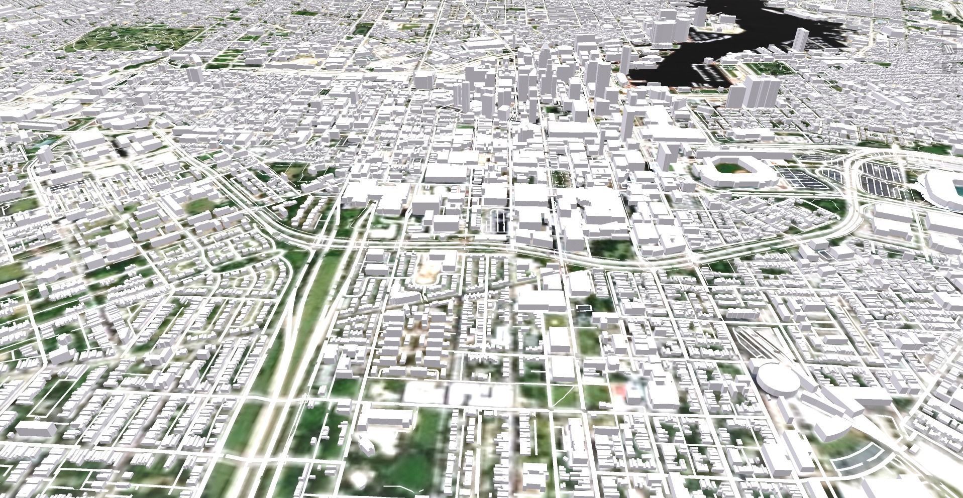 Cityscape  Baltimore  Maryland  USA 3D model_5