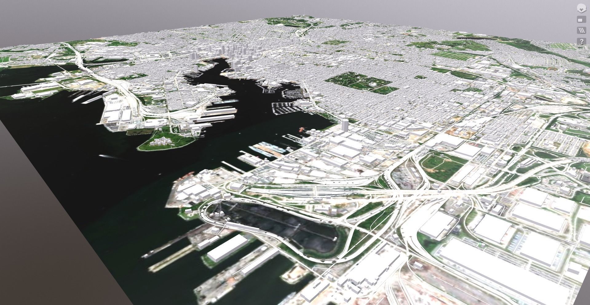 Cityscape  Baltimore  Maryland  USA 3D model_9