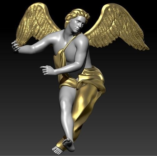 angel statue 3D print model