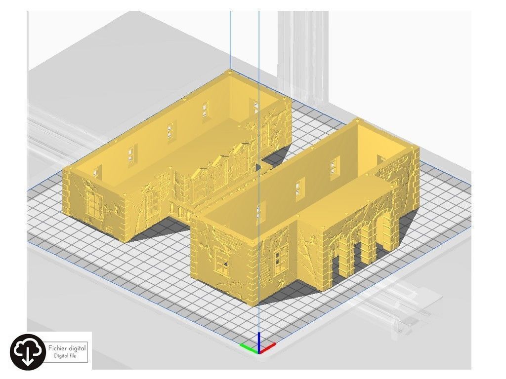 Baroque building 3 3D print model_5